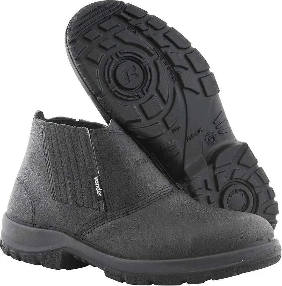 Vonder, Botina De Raspa , 44, Com Solado Em Poliuretano Bidensidade, Com Elástico, Bev 0044.