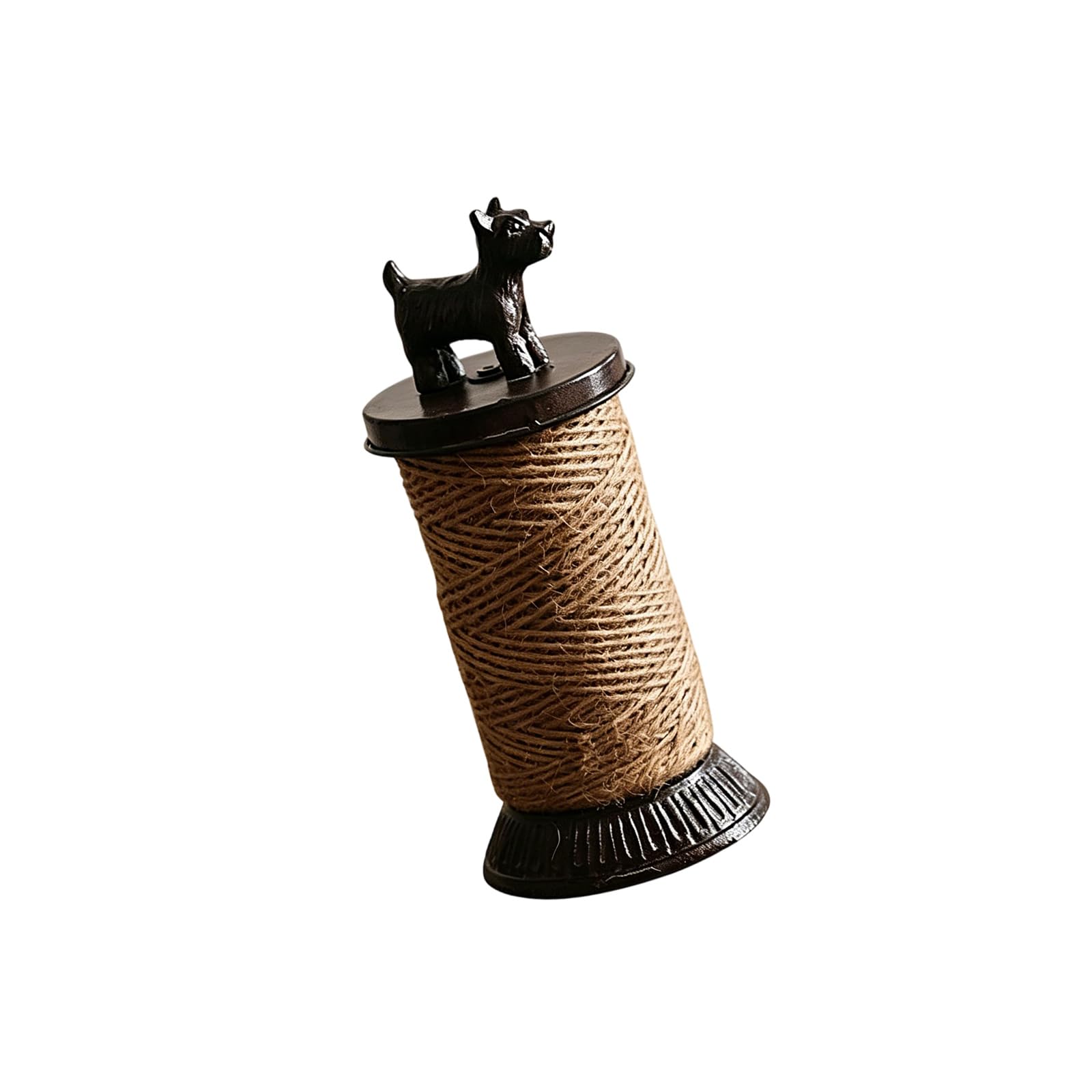 Whoasyst Sturdy Cast Iron Rope Organizers Designed As Animal Sculpture Household Organizers for Practical and Stylish Use Rural Home Storage Solution
