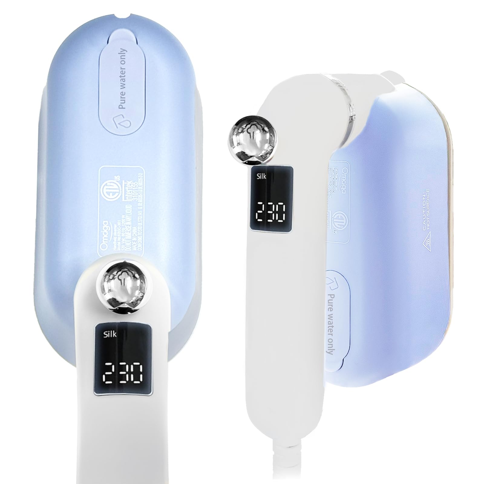 1500W Cordless Iron - No More Tangled Wires! Ceramic Soleplate, 11.8oz Tank & Anti-Drip Tech (Red)