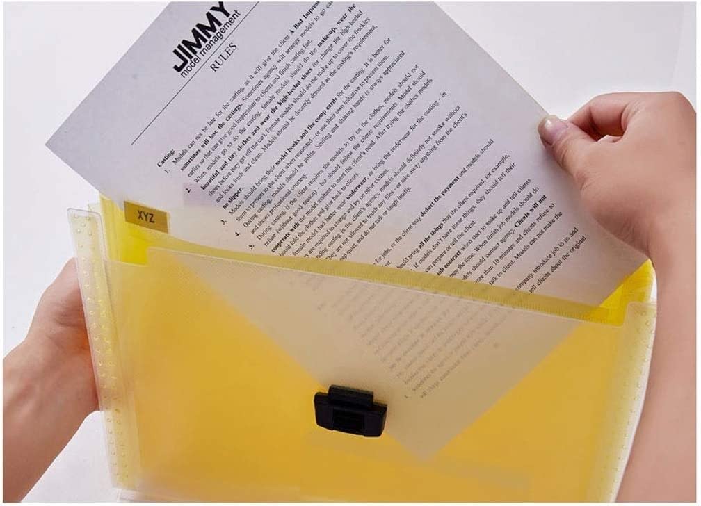 Aktenordner 3PC 13 Taschen-Griff Tragbare Erweiterbare Mehrfarbige A4-Akkordeon-Dateimanager-Geschäftsbüro-Studentengeschenke Mappe Organizer(E)