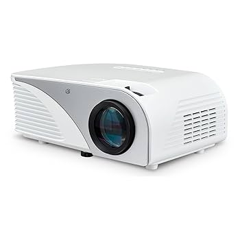 Portable Projector（ホワイト） Amazon.com: GPX Mini Projector, 8.7 x 6.5 x 3.54 Inches