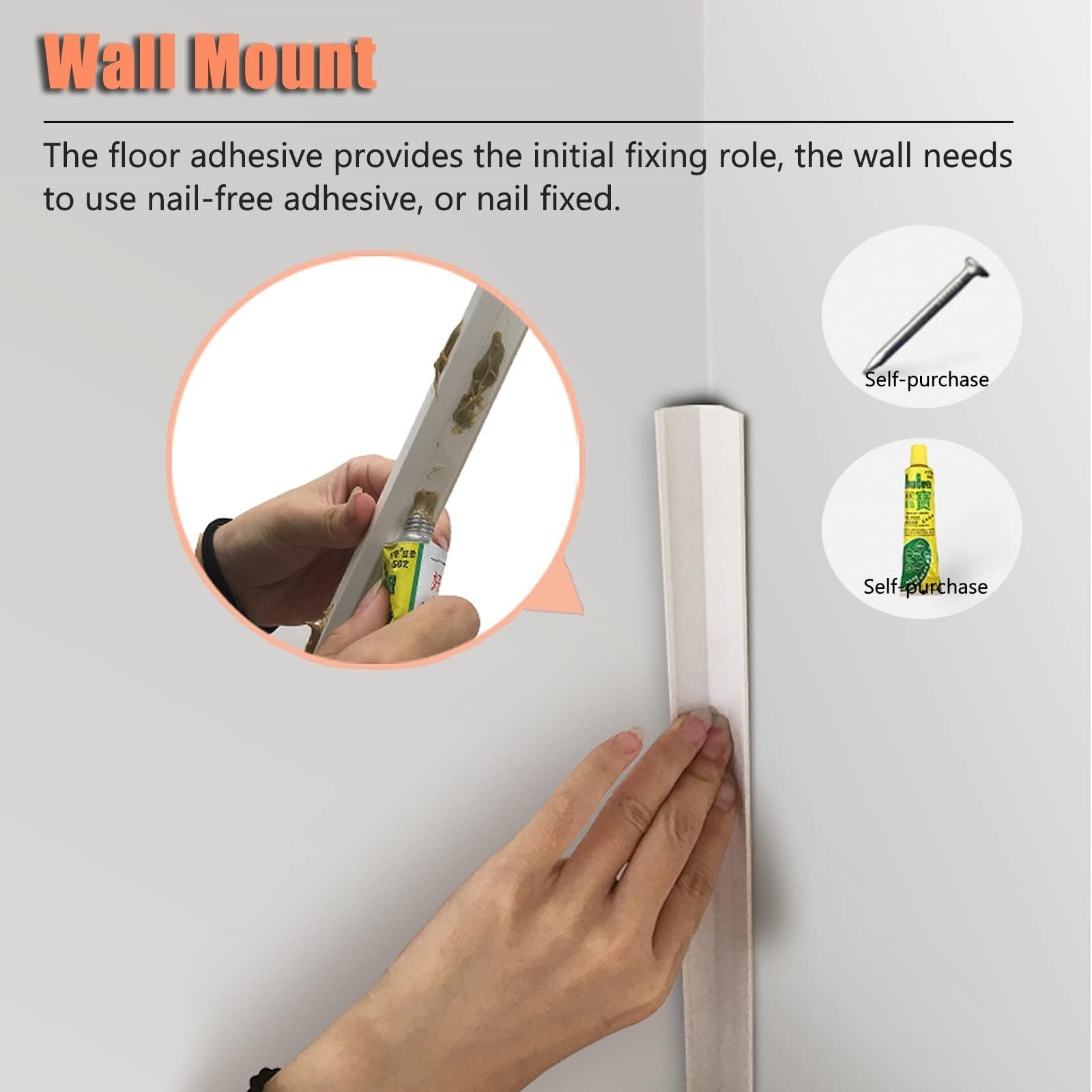 canaleta Cables Cubierta De Cable For Hogar/Oficina For Esquina De Pared, Canaletas De Cables De PVC Cortables, Autoadhesivas, Protege Los Cables Y Evita Tropiezos(Style-3,16.4ft(500cm))