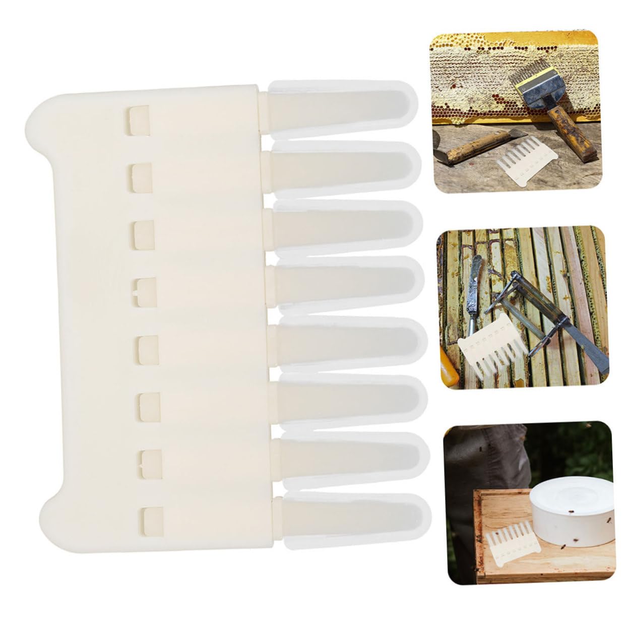 SUPVOX 10pezzi Per Estrarre Gelatina Strumento Per Alveari Utensile Versatile Per Apicoltura Raschiatura e Accessorio Per Apicoltori Esperti e Principianti