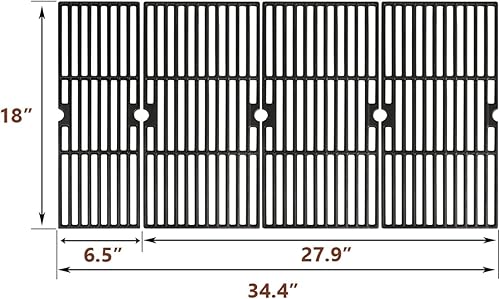 Miniatura 3 de Uniflasy Kit de piezas de repuesto, protector de tienda de campaña de placa térmica, tubo de quemador de parrilla, tubo cruzado ajustable y rejillas