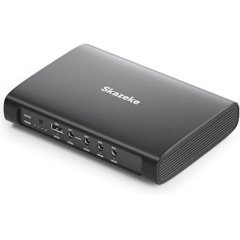 Mini UPS Skazeke 15000mAh Mini UPS with 5 Outputs DC 5V / 9V / 12V / 2A, USB 5V / 2A, Uninterruptible WiFi Power Supply for Router / Mo