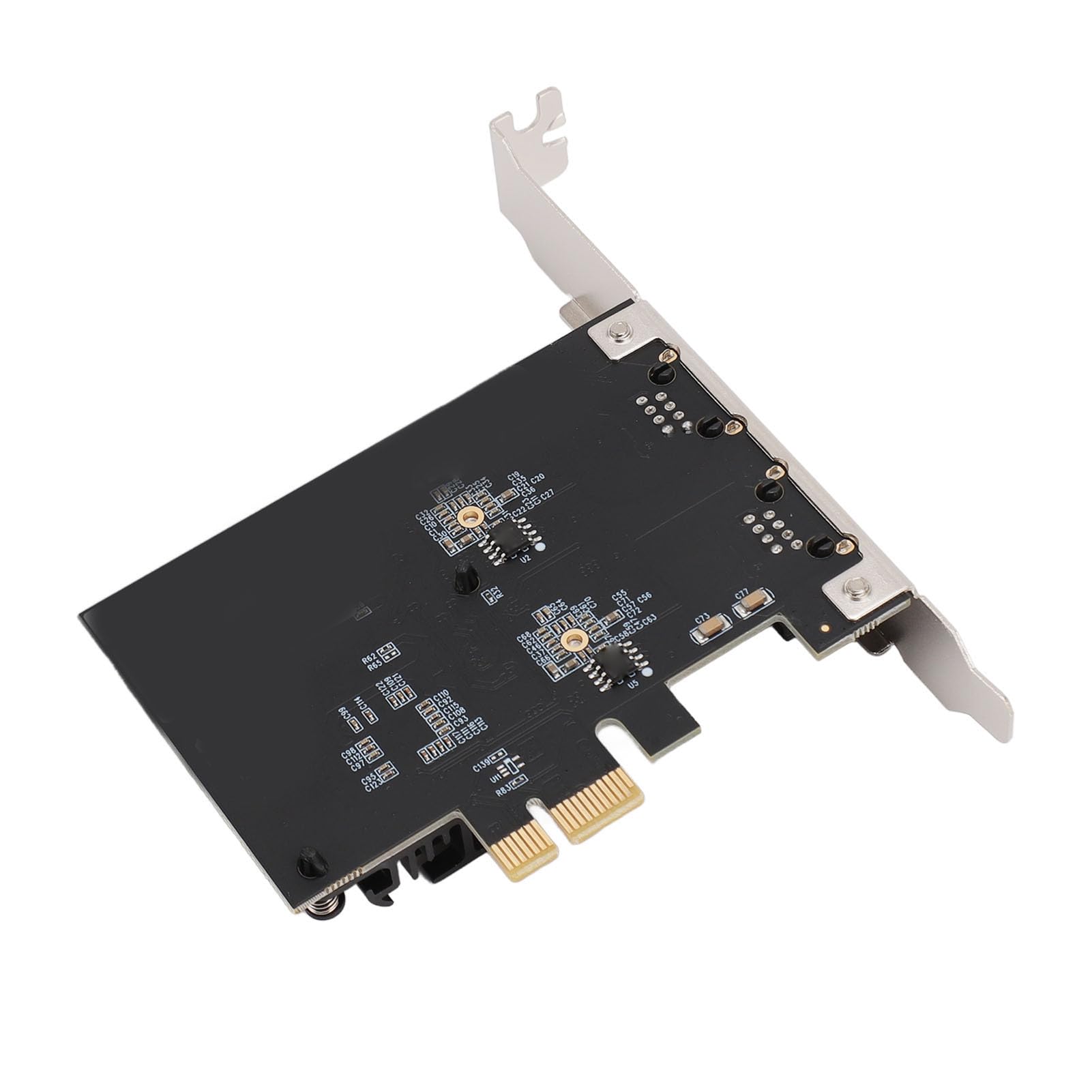 Karta Sieciowa PCI Express, 2,5G, 1000 Mb/s, 100 Mb/s RJ45 Dwuportowa Karta Sieciowa Gigabit Ethernet, Układ RTL8125, Automatyczne Wykrywanie Zasilania, dla Systemu