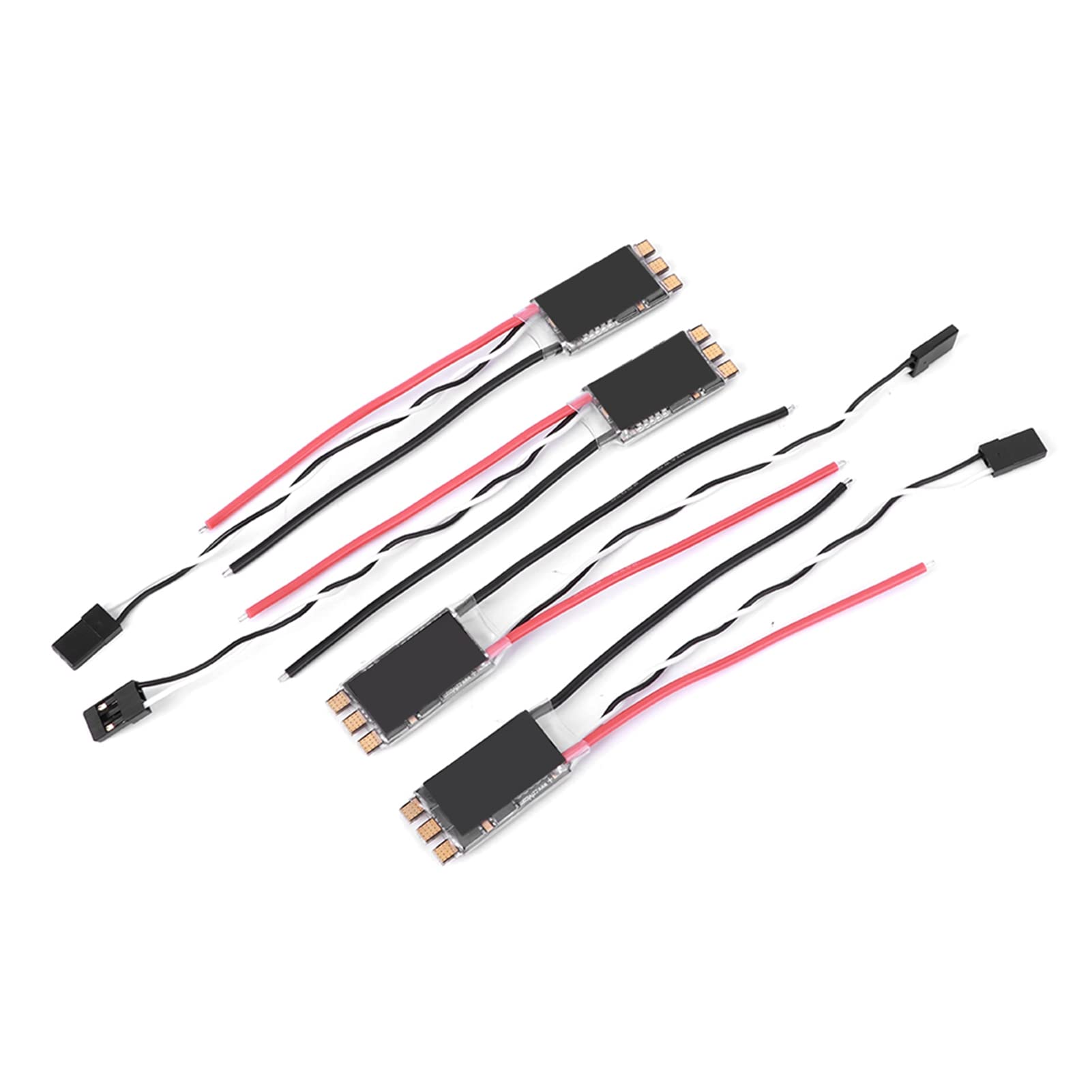 4pcs Quadcopter ESC, 30AS 26S Brushless ESC Electric Speed Controllers Electric Speed Controllers for FPV Multicopter Quadcopter Power Plant & Driveline Systems (Black)
