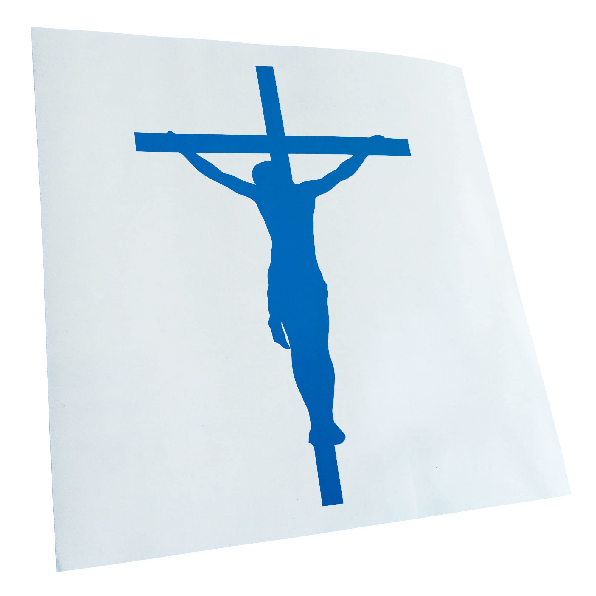 Kiwistar Autocollant Jesus Inside Auto 10 X 10 Cm En Bleu G10 Pour