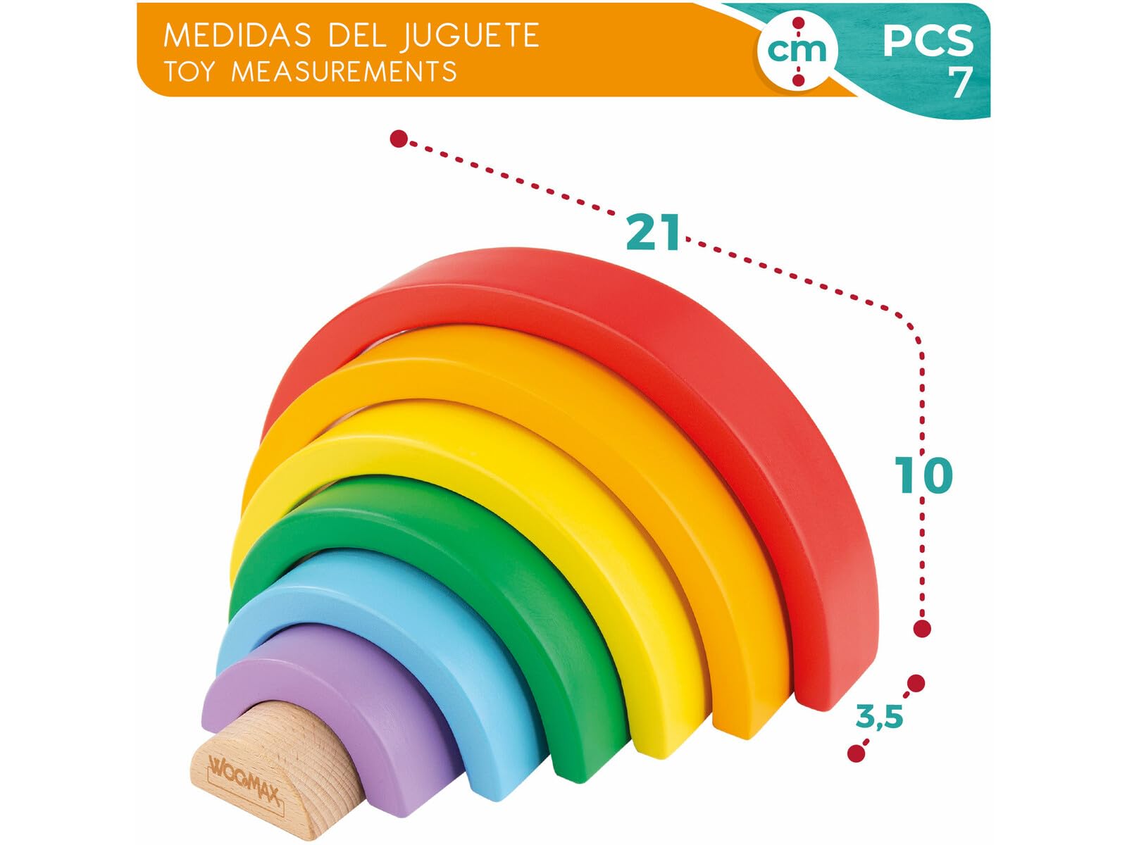 Joueco Houten Regenboog online kopen? | Speelgoed