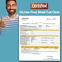 Manna Steel Cut Oats 3kg | Gluten Free | Diabetic Friendly | High Protein & Fibre 3kg (Pack of 2) gallery image