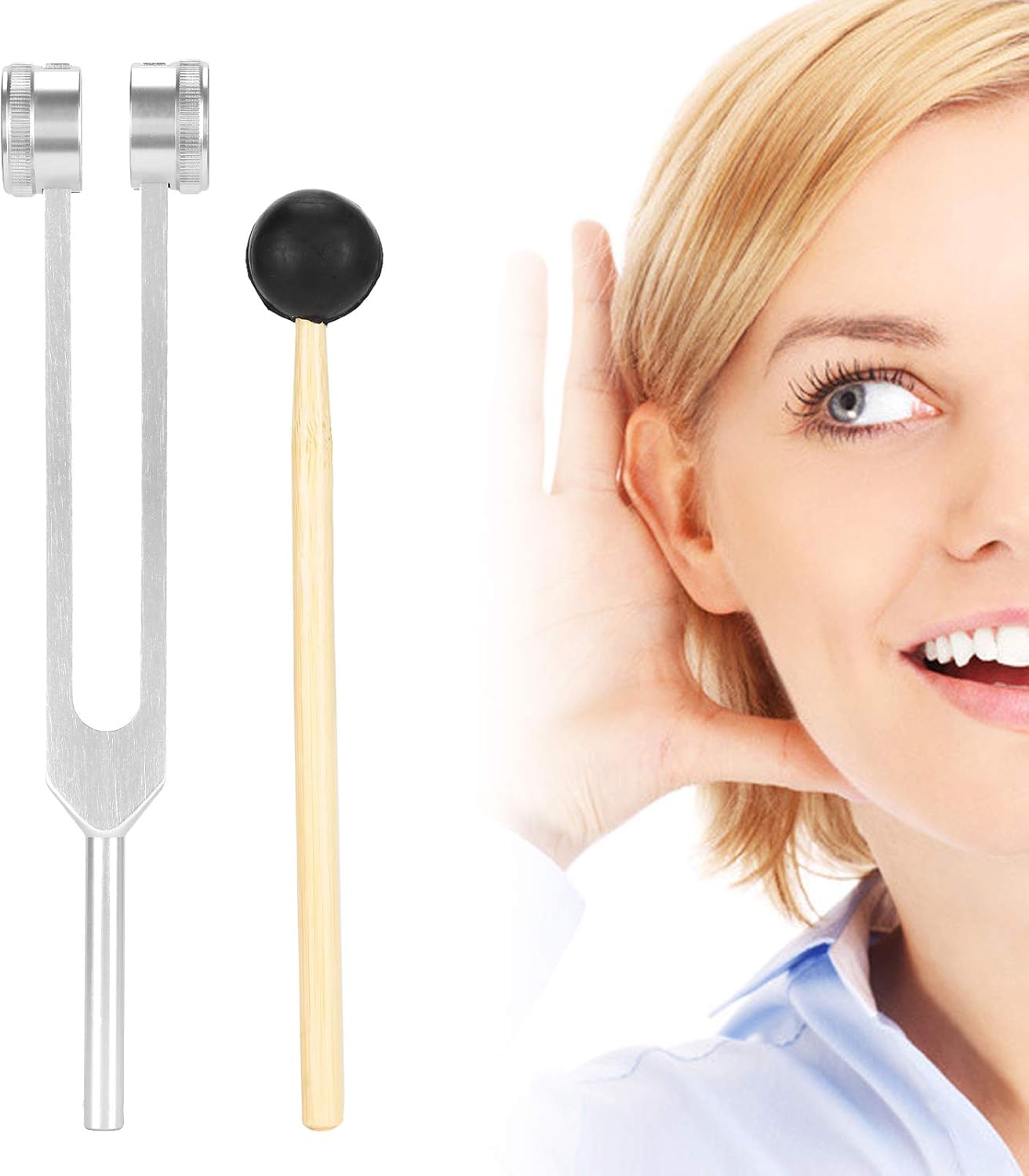 Tuning Fork Hammer Tool Set Diagnostic Tool for Sound Healing Therapy