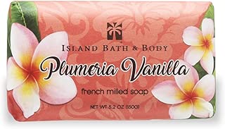 Island Bath and Body Plumeria Vanilla 5.2 oz Hawaiian French Milled Soap - coolthings.us