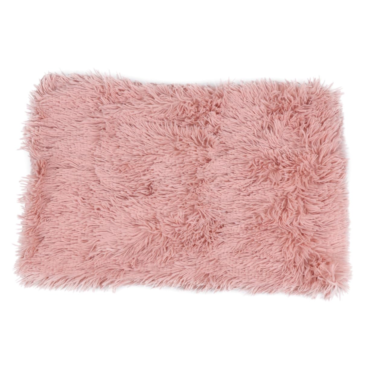 Happyyami 1Pc Comfortable Plush Pet Blanket for Dogs Cats Warm Winter Sleep Mat Pink Soft Fleece Material for Cozying Up Cold Days