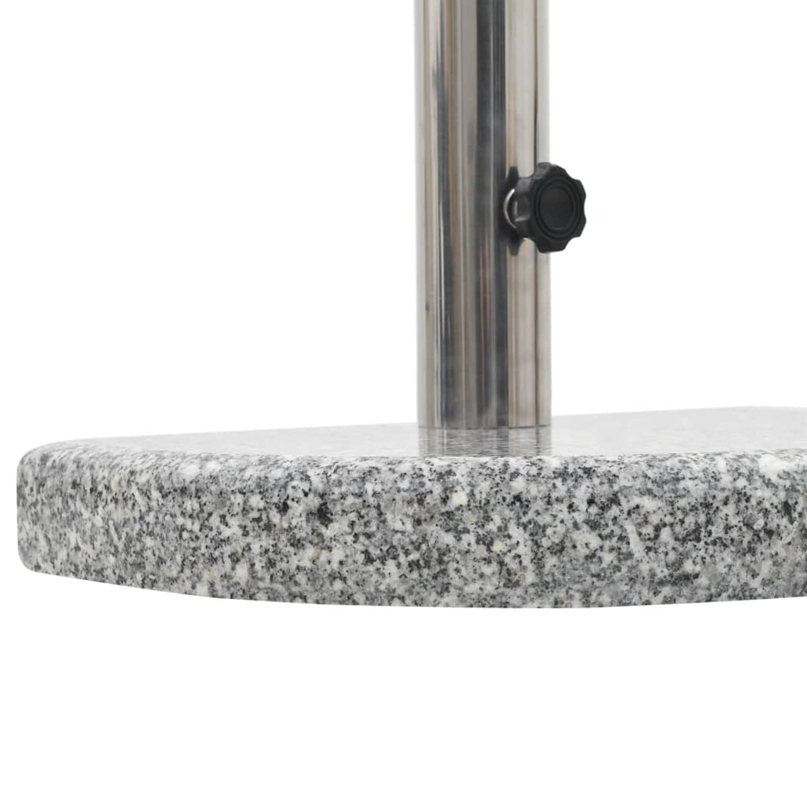 Socle de Parasol Granite Courbe 10 kg Gris,Pied De Parasol,Pied De Parasol Lourd,Pied De Parasol sur roulettes
