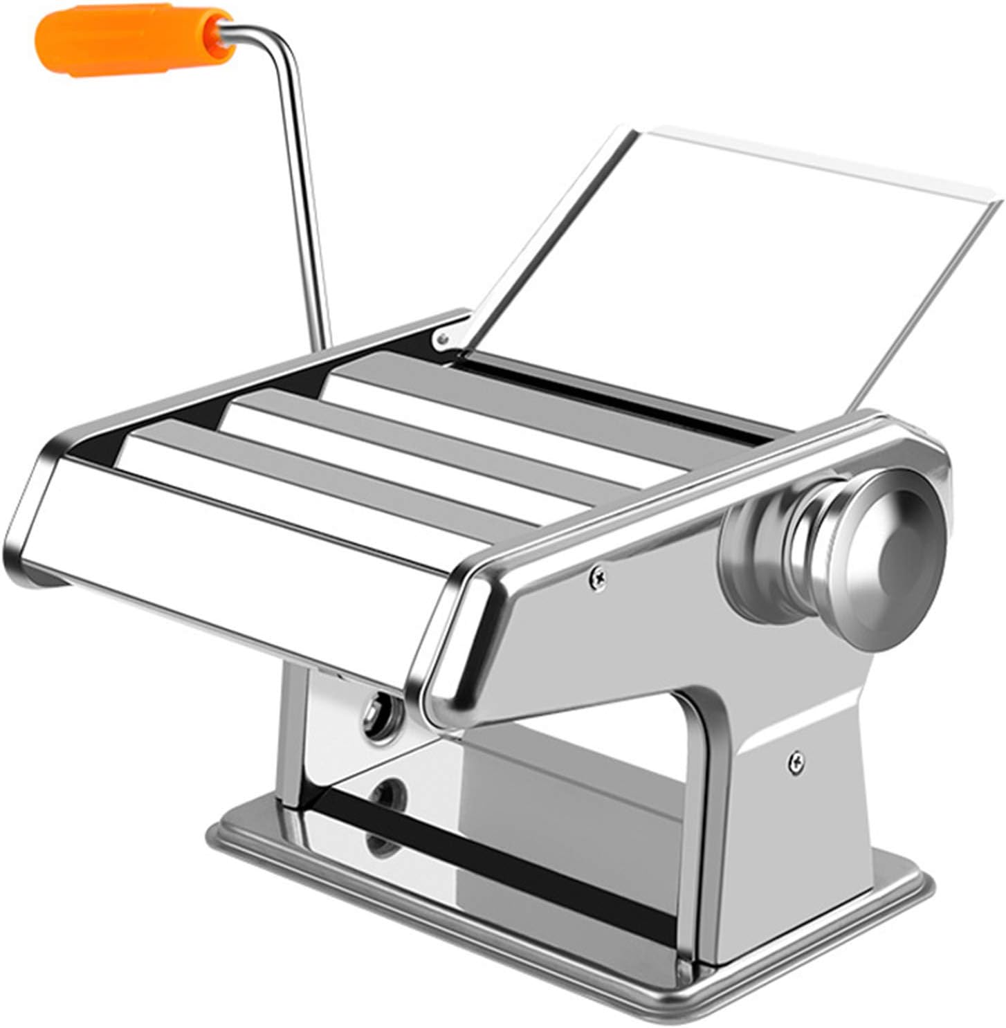 FLaig Manual Metal Noodle Maker for Kitchen, 8 Kinds of Multifunctional Noodle Machine with Adjustable Thickness, 3 Blade Pasta Maker, Suitable for Pasta, Spaghetti, Lasagna Or Dumplings Noodles