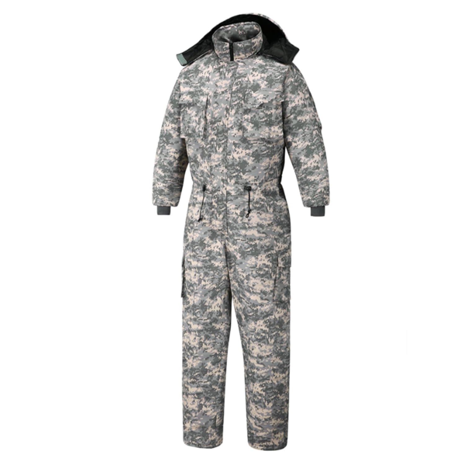 Outdoor Men's Padded Work Coveralls Hi Viz Boilersuit 2 in 1 Winter Warm Coveralls waterproof Long Sleeve Overalls Boiler Suit