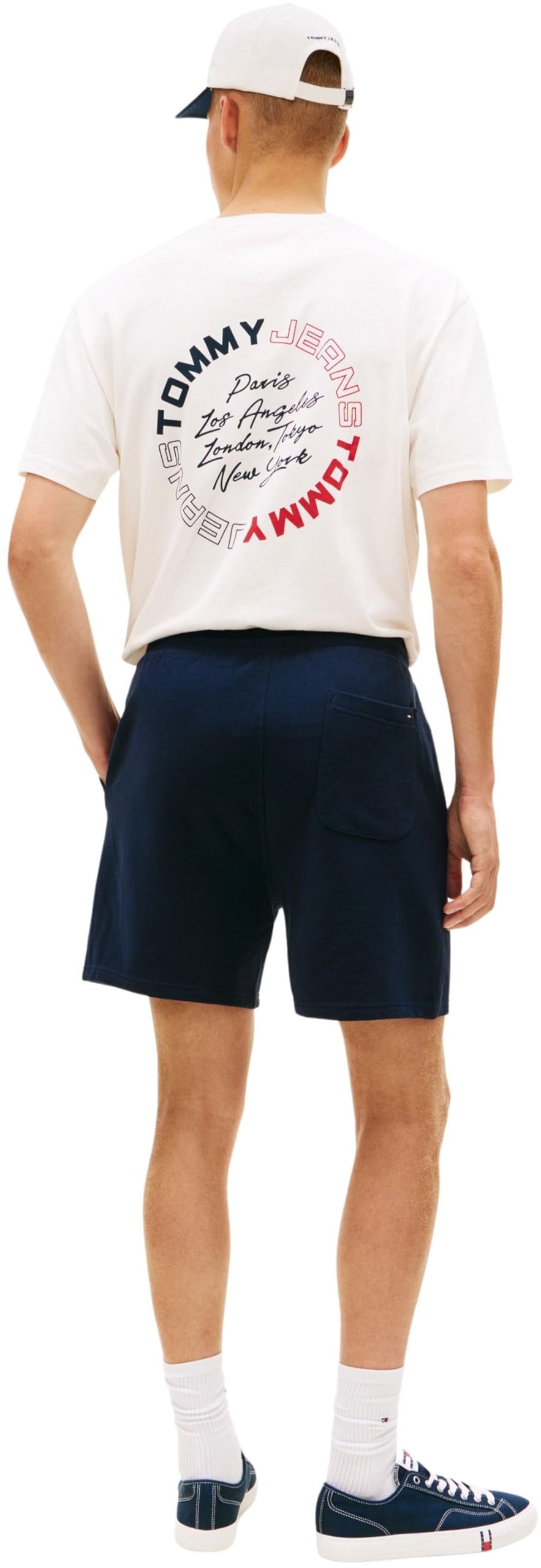 Tommy Jeans Herren Sweatshorts TJM Signature Beach Short Dm0dm23017