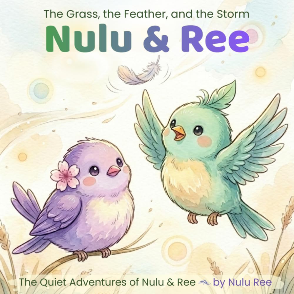 The Grass, the Feather, and the Storm: Three Gentle Stories to Help Children Find Calm, Kindness, and Comfort Through Nature (The Quiet Adventures of Nulu & Ree the Birds)
