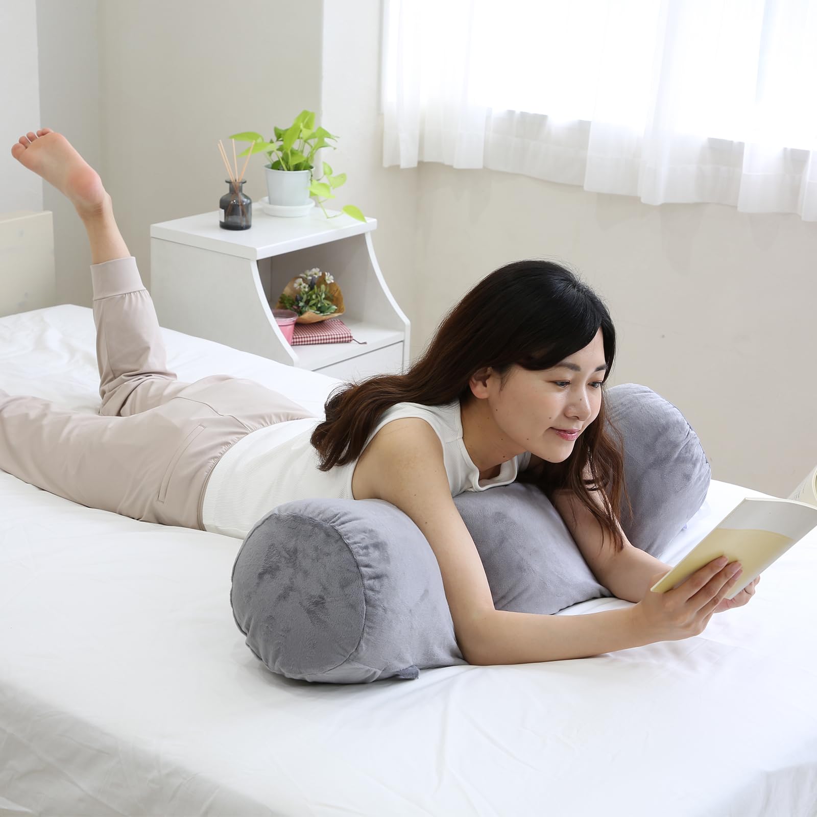 Amazon｜Taibest抱き枕 円柱クッション 円筒型 おしゃれなロング