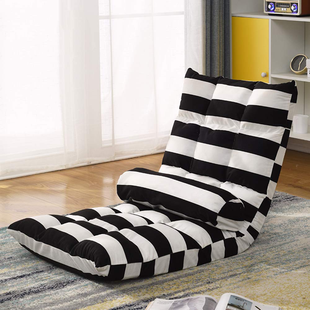 ZRRtables Floor Chairs with Back Support, Indoor Adjustable Gaming Sofa Chair Lazy Sofa Chair Beanbag, Ottoman, Recliner, Chair, Couch Alternative