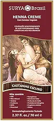 Tint Creme Henna Surya Castanho Escuro 70Ml