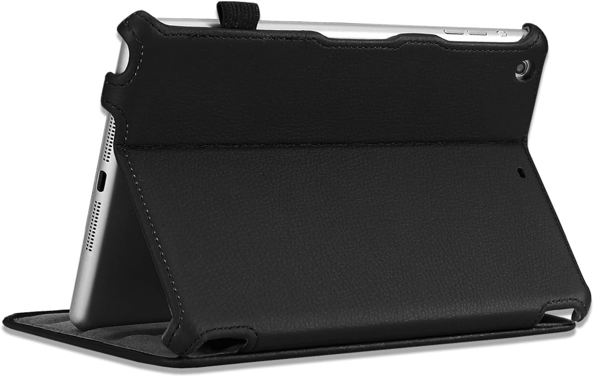 MoKo Case Fit iPad Mini 3/2/1, Slim-Fit Cover Case Compatible with iPad Mini 1 (2012)/iPad Mini 2 (2013)/iPad Mini 3 (2014), Black (Will not fit iPad Mini 4)