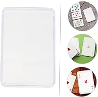 Vista 9 de 12 cajas de póquer caja de plástico organizador de tarjetas de póquer de plástico caja organizadora transparente titulares de tarjetas de juego