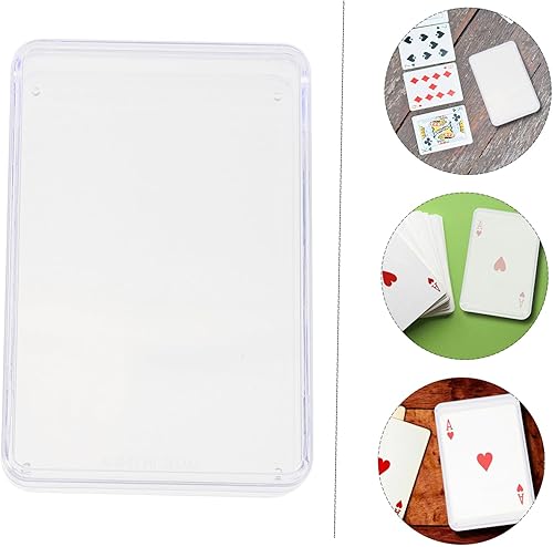 Miniatura 9 de 12 cajas de póquer caja de plástico organizador de tarjetas de póquer de plástico caja organizadora transparente titulares de tarjetas de juego