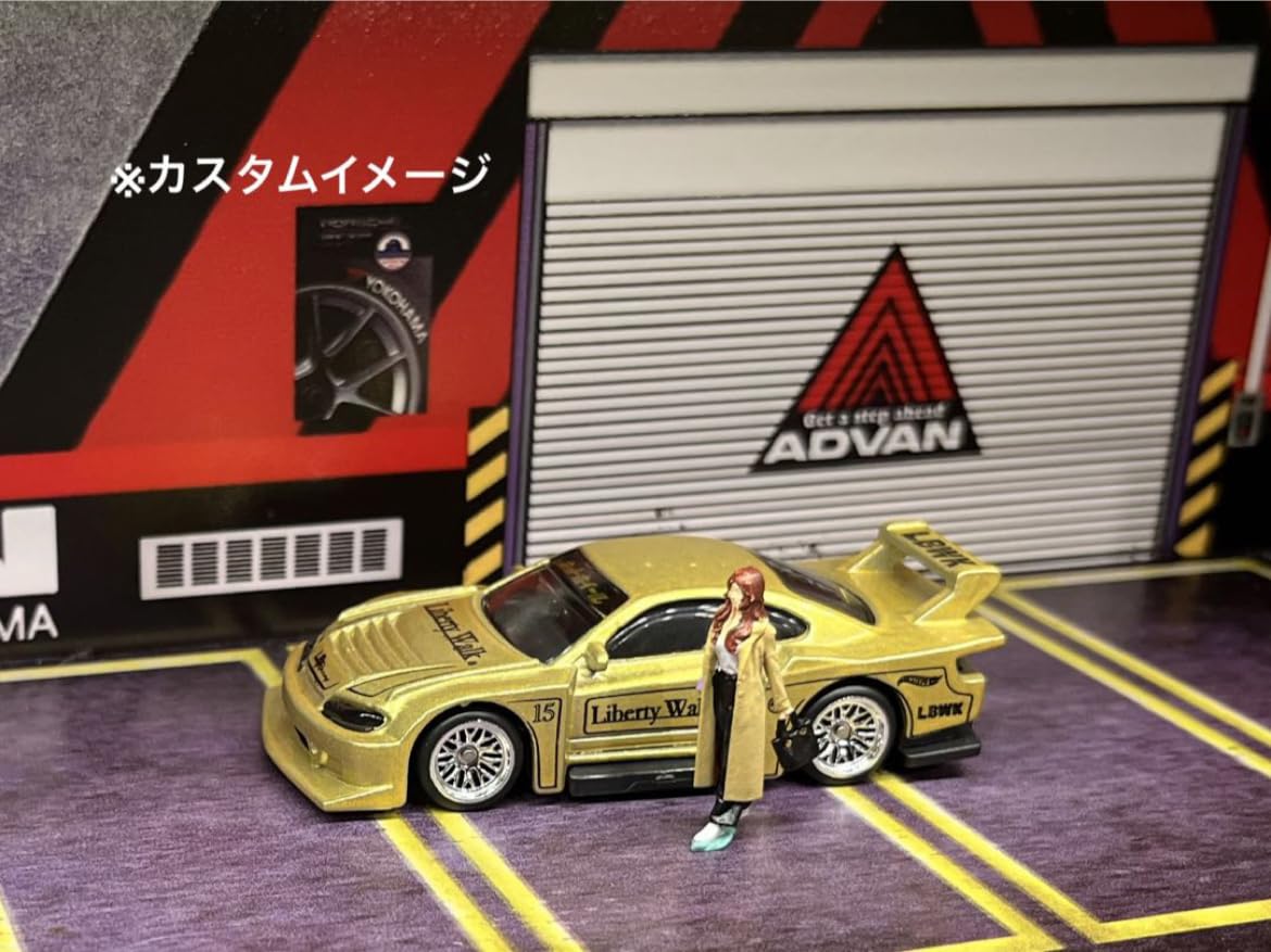 1/64 ミニカー 高質品なホイール 4台分セット ミニカー カスタム 1/64 ミニカー用 カスタムホイール＆タイヤ4