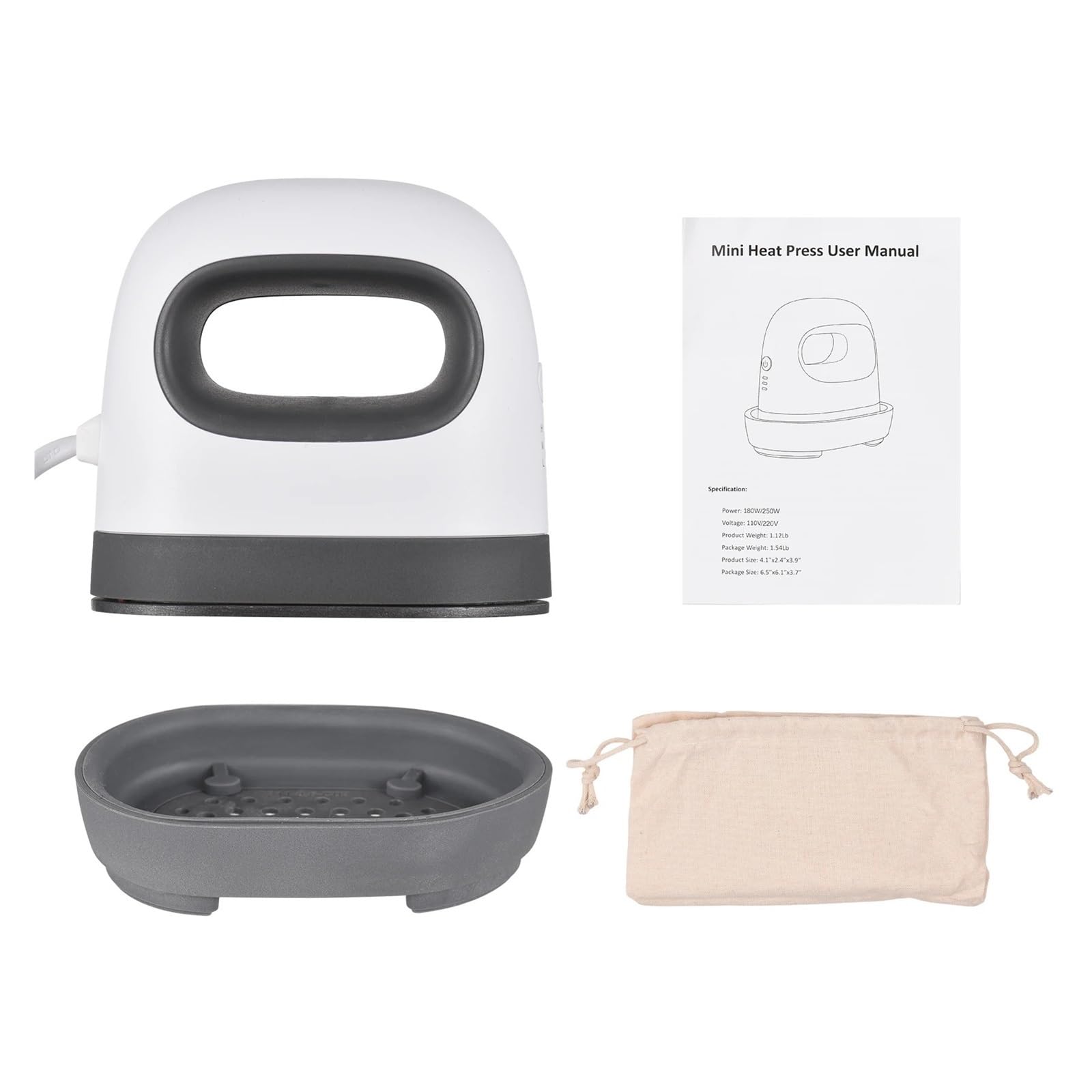 Mini Pressa A Caldo for Magliette, Facile da Usare, A Trasferimento Termico, Macchine Stiro for Coperte, Pelle, Fai Te, Casa, Affari