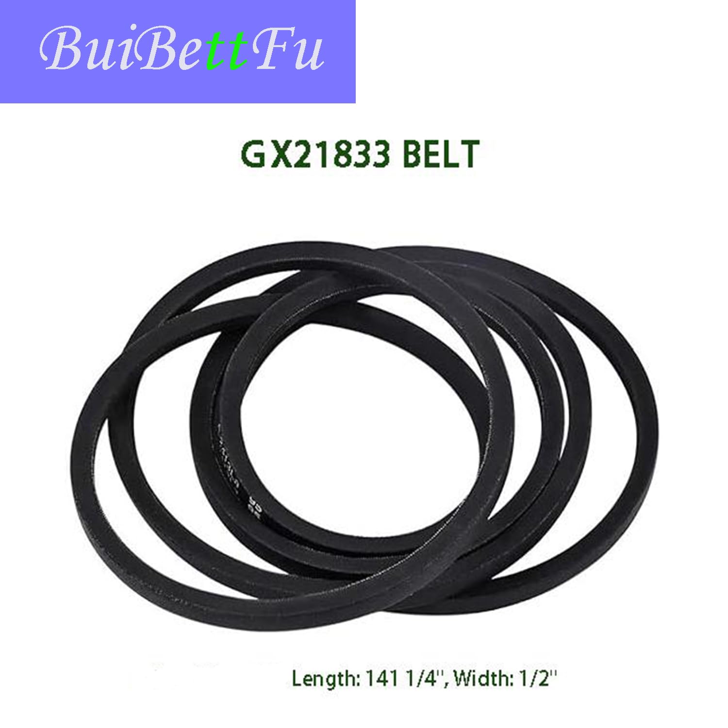 Riding Mower John Deere Gx21833 Replacement Belt John Deere L130 Deck Belt  Brlyeeanze GX21833 Mower Deck Belt, Lawn - Main Image