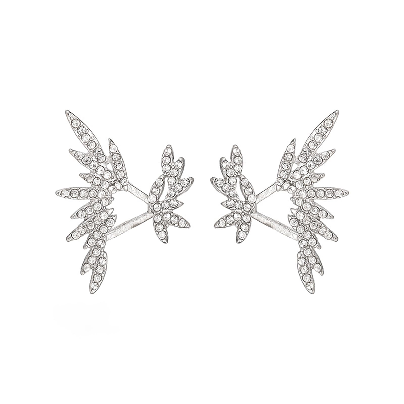 TARFICAngel Wings Earrings, Wing Chandelier Dangle Earrings for Women, Bohemian Sparkling Eagle Wings Stud Earrings, Fully-Drilled Angel Wing Drop Earrings for Girls Accessories Gift