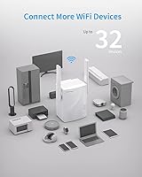 Vista 7 de BrosTrend Extensor WiFi AC1200 Amplificador WiFi y amplificador de señal, 1200 Mbps de doble banda WiFi Extensor de señal Amplificador de señal
