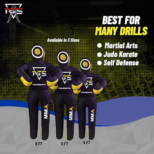 Miniatura 6 de MMA Grappling Dummy Brasileño JIU Jitsu BJJ Saco de boxeo para defensa personal lucha libre Judo Karate Boxeo Lanzamiento Presentación Posición de