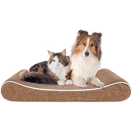 Amazon Petshy犬 ベッド猫 ベッドペットベッド犬 クッション 犬 マット猫 クッション高反発ウレタン使用 犬 ベッド大型犬 中型犬 小型 犬 子犬老犬 猫 介護用 肌触りよい 柔らかい 洗える滑り止め 取り外せるカバー ブラウン Petshy ソファ チェア 通販