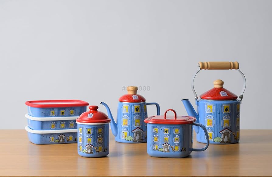 ムーミンハウス 陶器いれ 陶器容器 ムーミン家 Amazon.co.jp: 富士ホーロー ムーミンハウス 浅型角容器 M