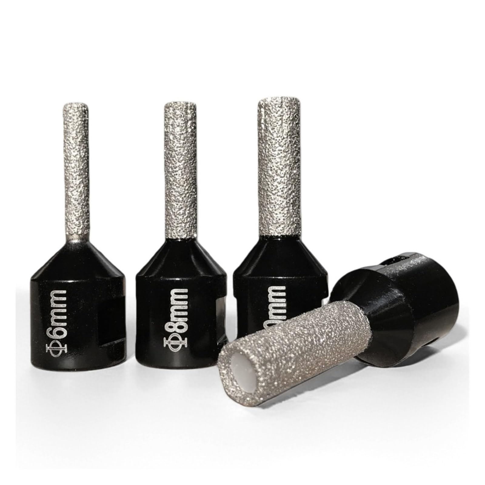 Punta da trapano for a tazza for rettifica filettatura M14 for uso a secco su gres porcellanato, granito, muratura, marmo(5Pcs-6-6-8-10-12mm)
