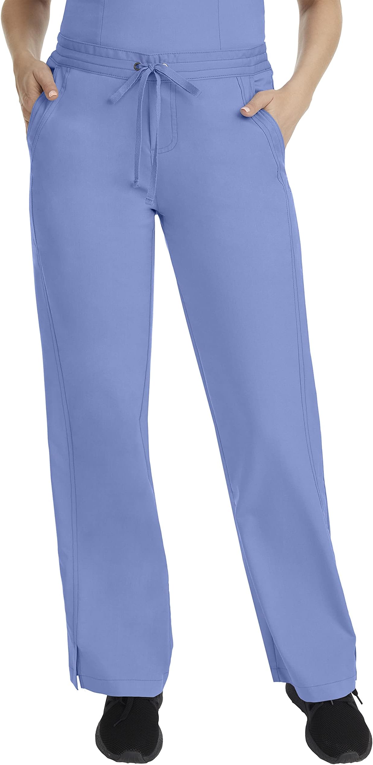 Scrub Pants for Women 2 Pocket Elastic Back Drawstring Pant Purple Label 9095 Taylor