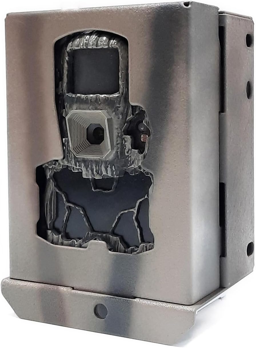 Game & Trail Camera Powder-Coated All Steel Construction Security Box - Compatible with Stealth Cam DS4K Ultimate/Transmit Cameras