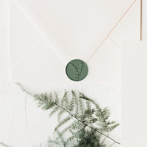 Miniatura 5 de 10 varillas de cera de sellado verde oliva para pistola de pegamento, ideal para sellos de cera, perfecto para invitaciones de boda