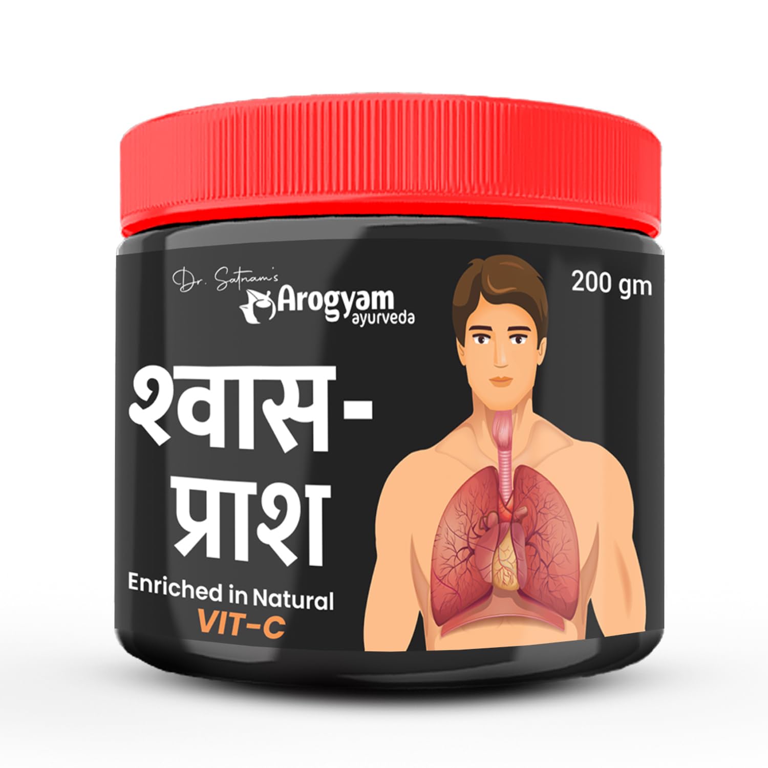 Arogyam Ayurveda Shwas Prash Avaleha (Pack of 1-200 g)