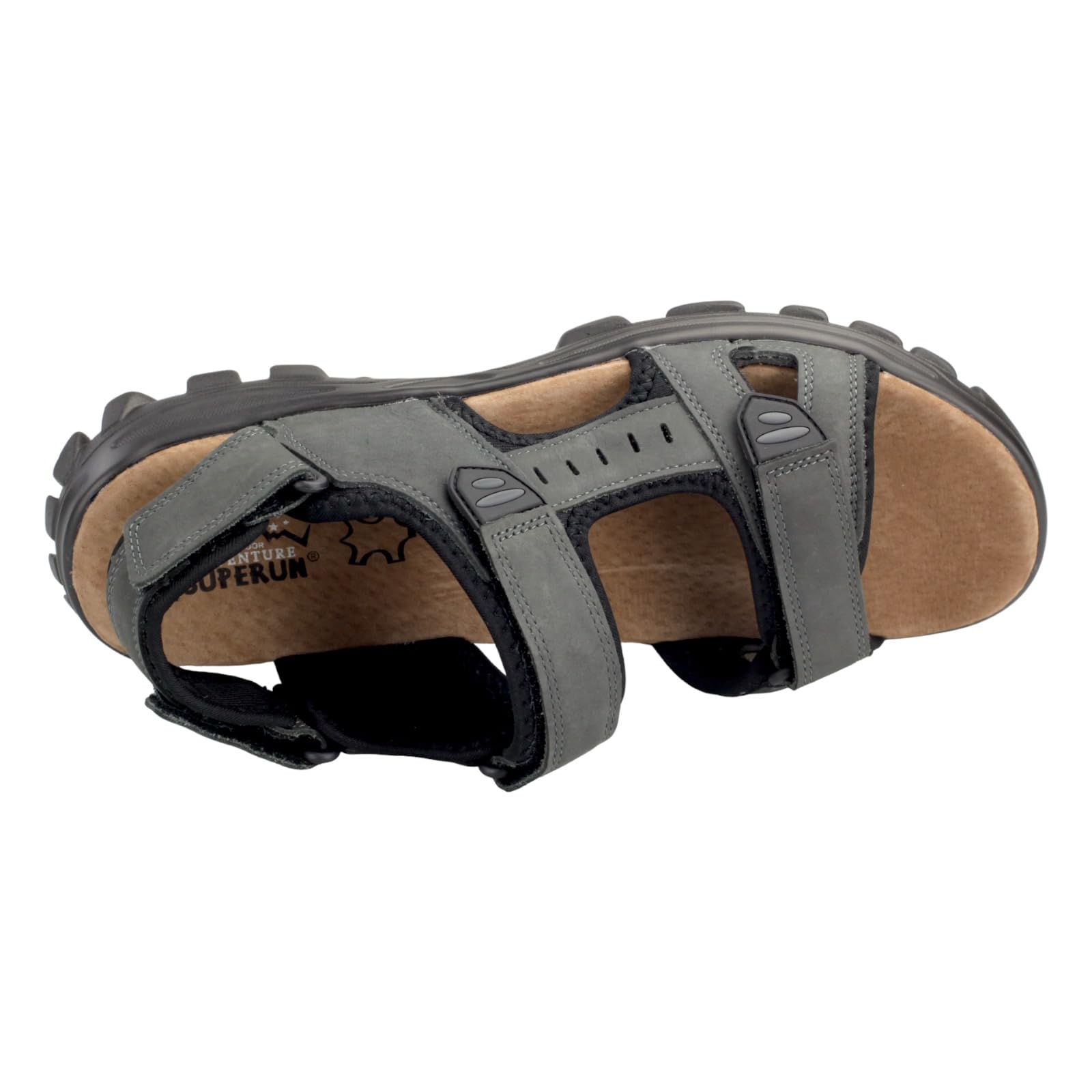 Herren Sandale 47 48 49 Übergröße Leder Outdoorsandalen Trekkingsandalen 1111