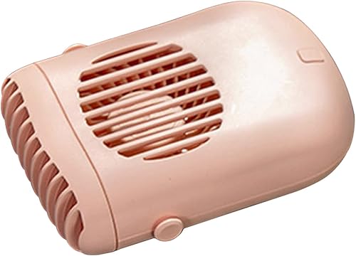 Miniatura 5 de KTTR Ventilador de cuello portátil, ventilador pequeño alimentado por USB con batería de larga duración, manos recargables USB, 3 modos de velocidad
