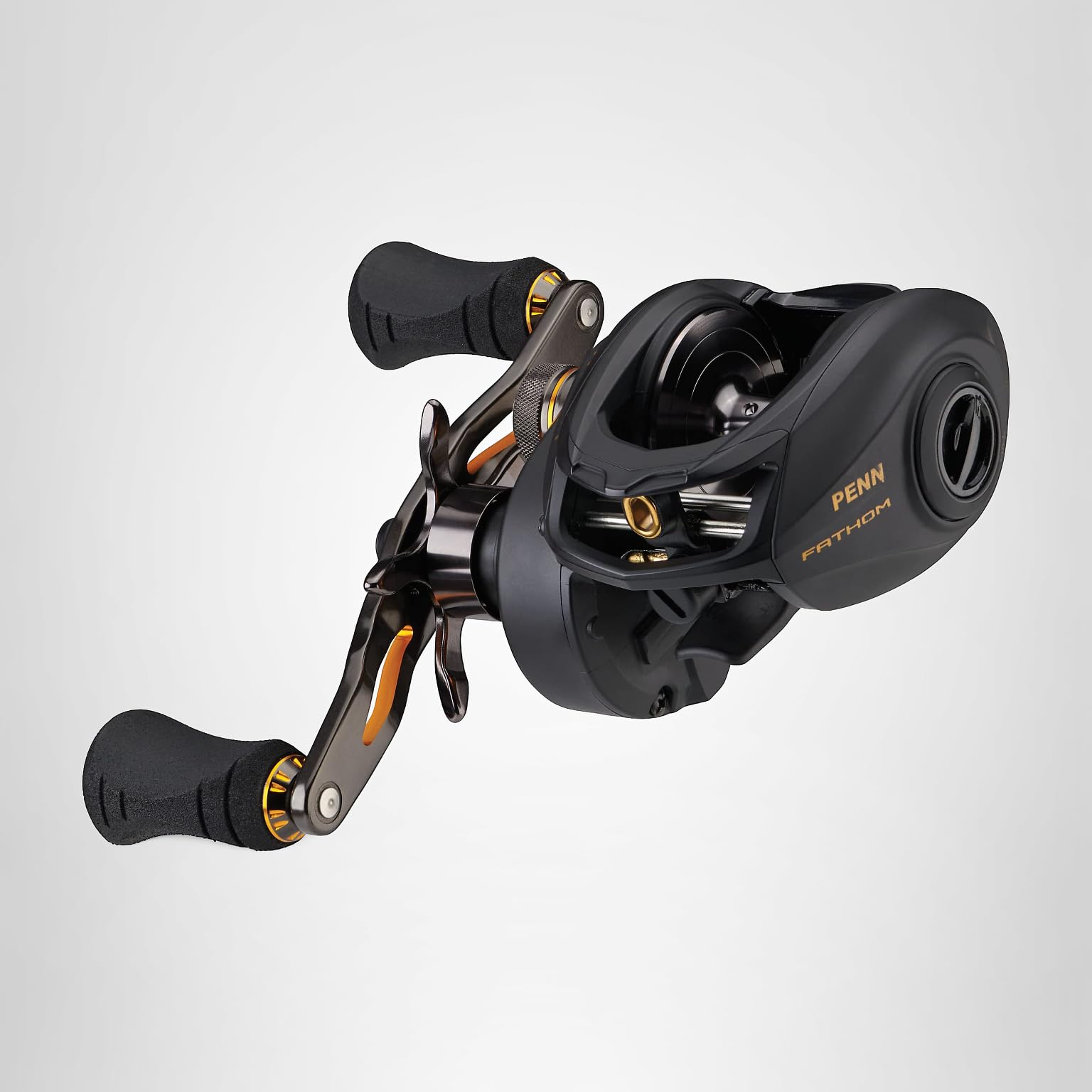 Fathom Low Profile Reel Black Gold 9.2 oz : Sports & Outdoors