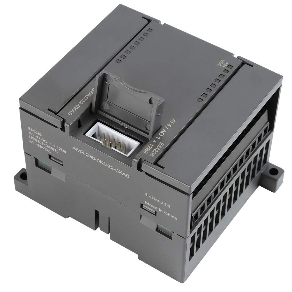 EM235 Module analogique 4 entrées 1 sortie, module d'extension PLC pour S7-200, compatible avec 6ES7 235-0KD22-0XA8, prend en charge les E/S de tension et de courant pour un usage industriel