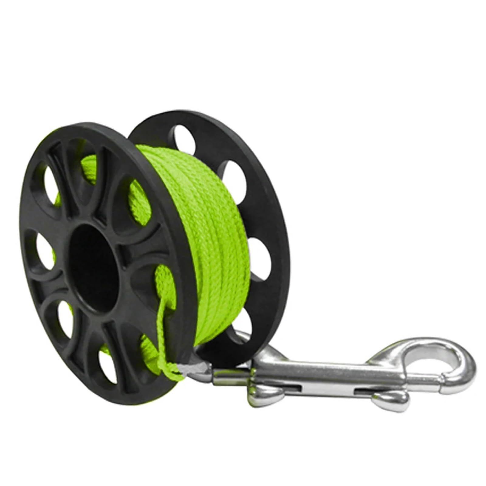 Diving Finger Spool, 30m Scuba Finger Spool Reel Multicolor Hook for Cave Wreck Diving(Green)