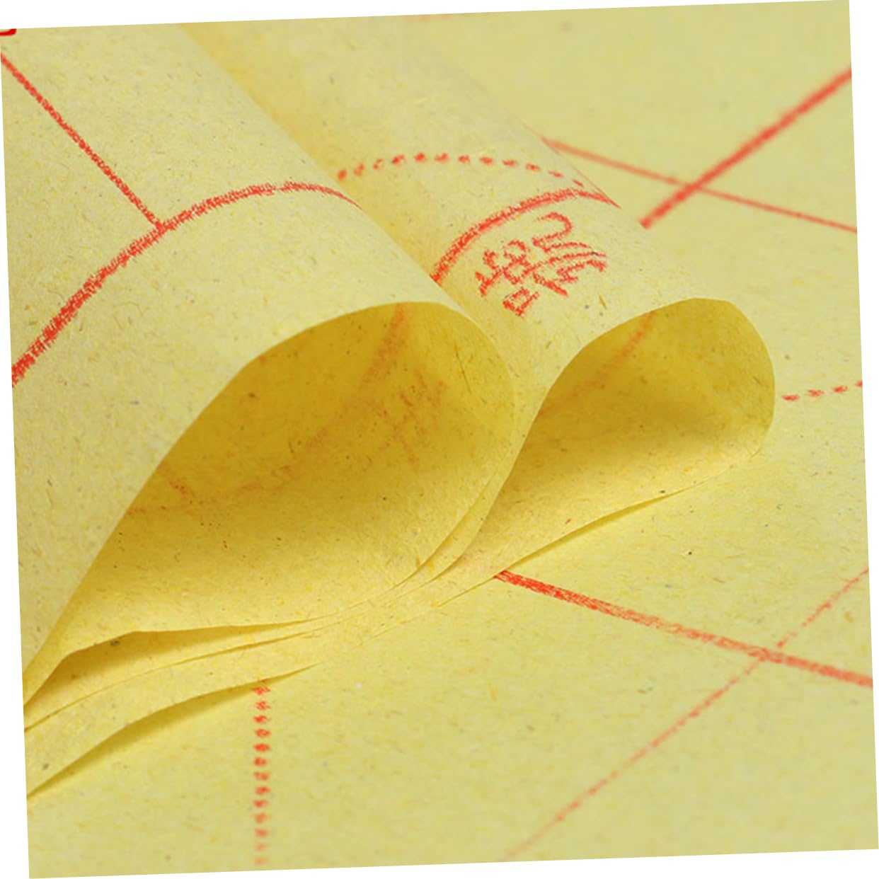 STOBOK Carta per Calligrafia Cinese 70 Fogli Griglia a 12 Quadretti, Spessore Moderato e Resistente allo Sbiadimento, per Scuola e Uso Domestico