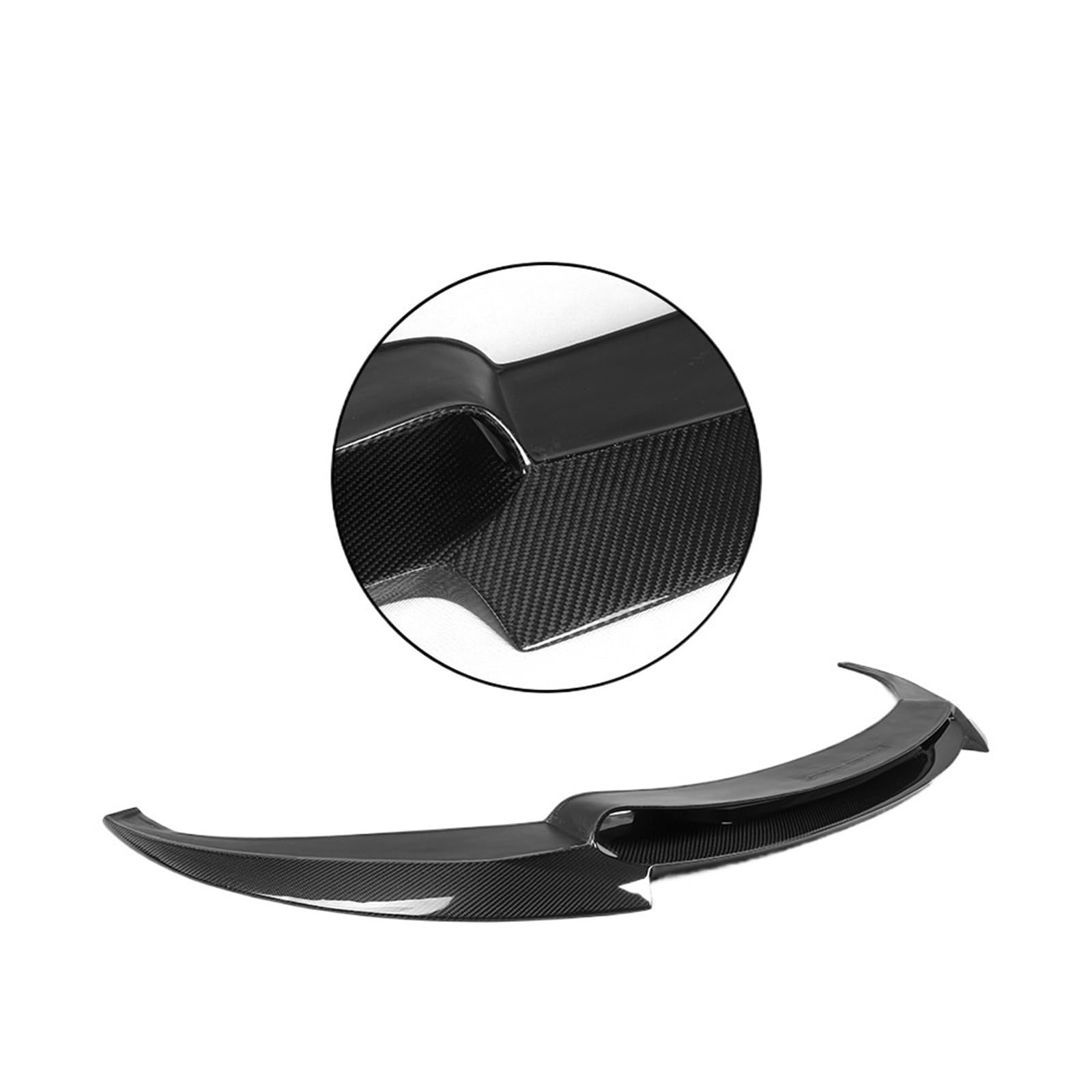 Lyjstore Przedni zderzak z włókna węglowego/FRP, 3 szt., kompatybilny BMW F06, F12, F13, M6, kabriolet Coupe 2012-2016, spoiler podbródkowy