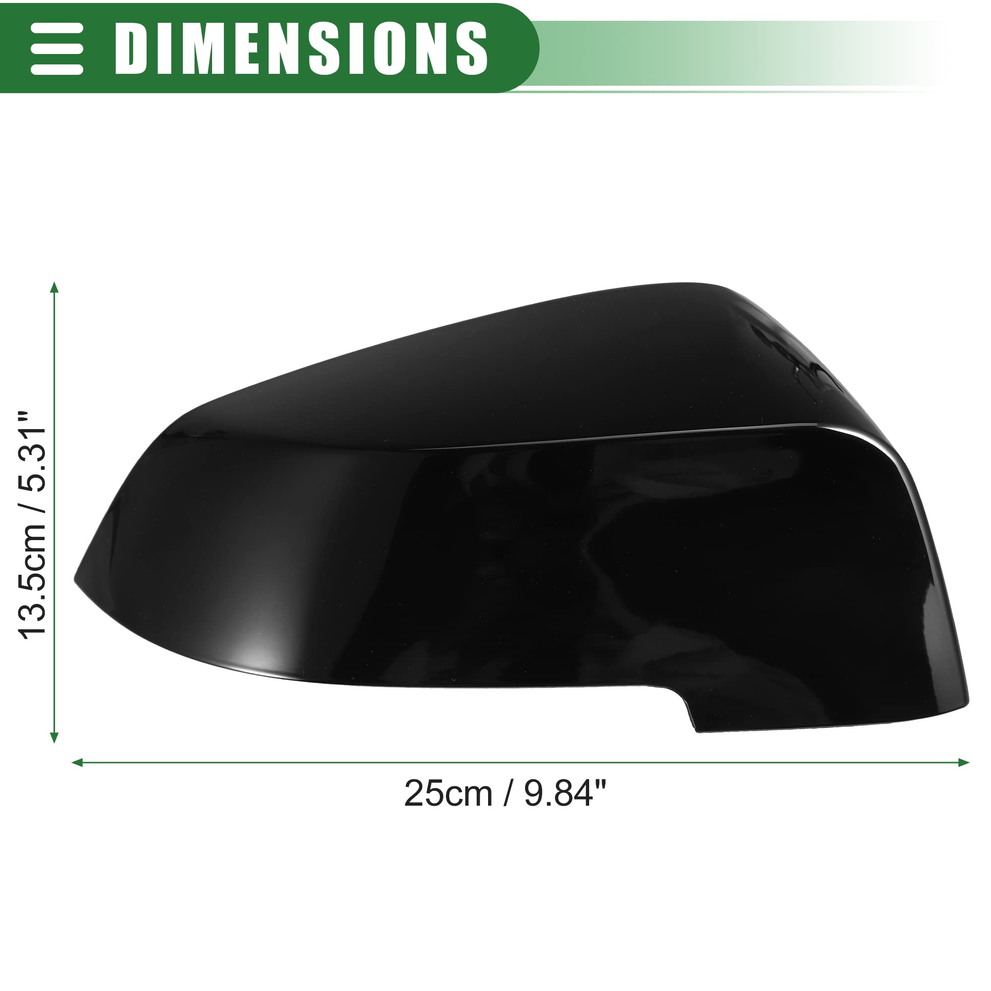 Amazon.com: Motoforti Right Passenger Side Mirror Cover, Rearview  