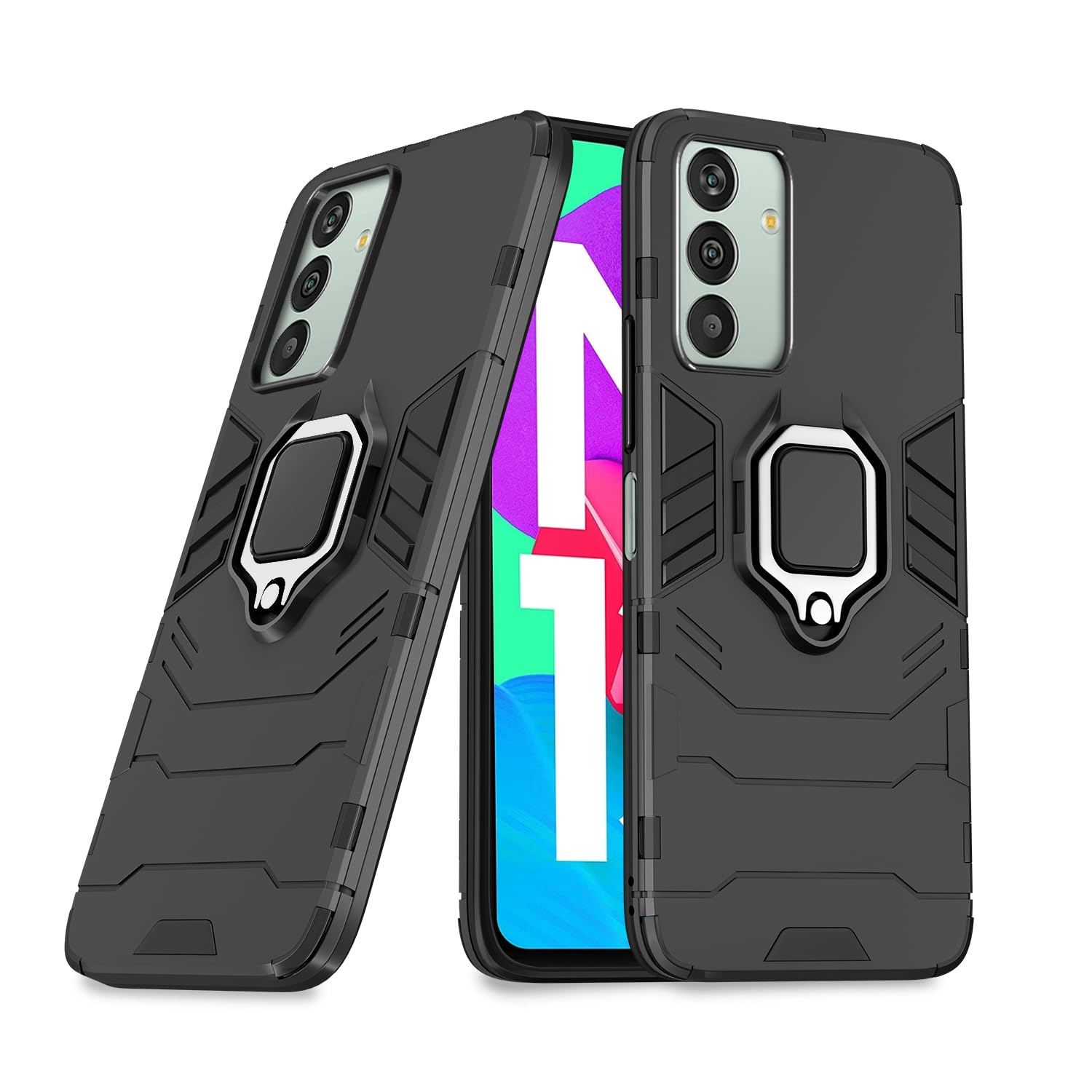 Pikkme Samsung Galaxy M13 4G Back Cover | D5 Tough Armor Bumper | 360 Protection Case | Ring Holder Stand Case for Samsung Galaxy M13 4G (Black) (B0CBBH1GCV) Amazon Price History, Amazon Price Tracker